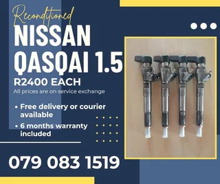 Nissan Qasqai 1.5 Injectors For Sale With Warranty