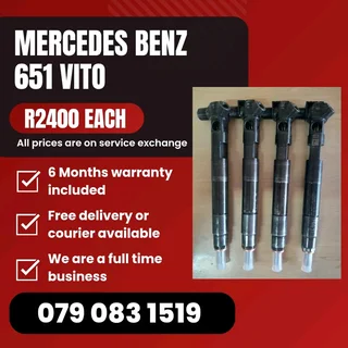 Mercedes Benz Vito 651 Injectors For Sale With Warranty