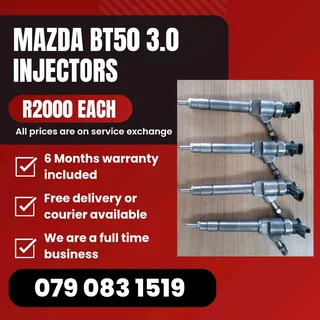 Mazda Bt50 3.0 Injectors For Sale With Warranty