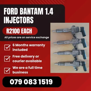 Ford Bamtam 1.4 Injectors For Sale With Warranty