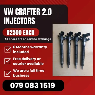 Vw Crafter 2.0 Injectors For Sale With Warranty
