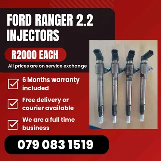 Ford Ranger 2.2 Injectors For Sale With Warranty