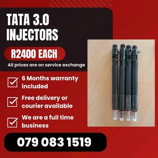 Tata 3.0 Injectors For Sale With Warranty Included
