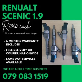 Renault Scenic 1.9 Injectors For Sale With Warranty