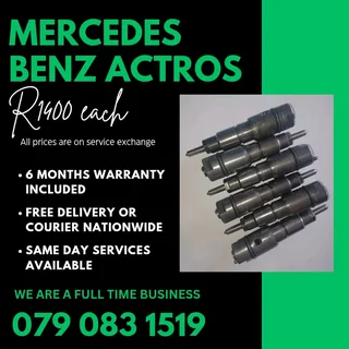 Mercedes Benz Actros Injectors For Sale With Warranty Included
