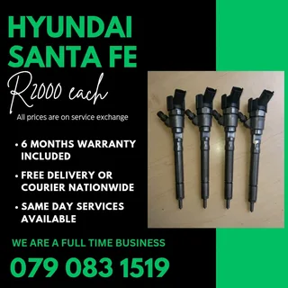 Hyundai Santa Fe Injectors For Sale With Warranty