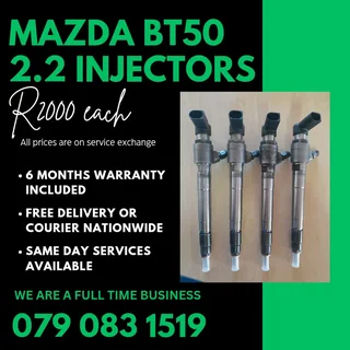 Mazda Bt50 2.2 Injectors For Sale With Warranty
