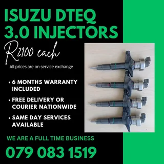 Isuzu Dteq 3.0 Injectors For Sale With Warranty Included