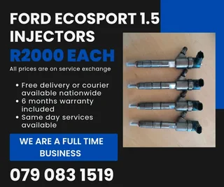 Ford Ecosport 1.5 Injectors For Sale With Warranty