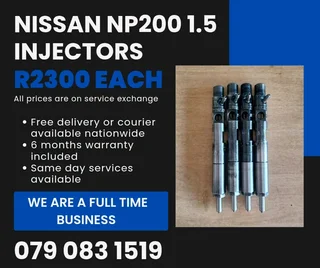 Nissan Np200 1.5 Injectors For Sale With Warranty