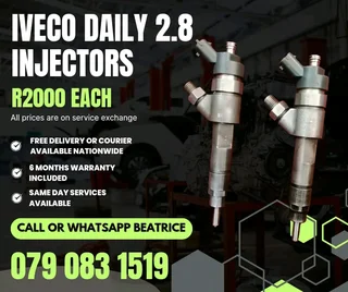 Iveco Daily 2.8 Injectors For Sale With Warranty Included