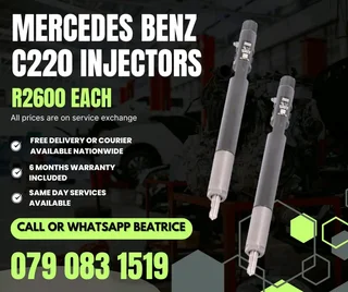 Mercedes Benz C220 Injectors For Sale With Warranty Included
