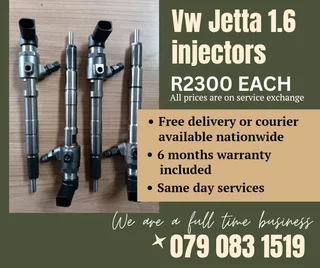 Vw Jetta 1.6 Injectors For Sale With Warranty Included