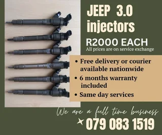 Jeep 3.0 Injectors For Sale With Warranty Included