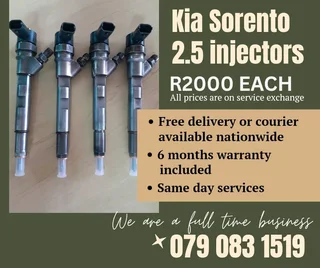 Kia Sorento 2.5 Injectors For Sale With Warranty