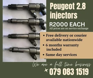 Peugeot 2.8 Injectors For Sale With Warranty Included