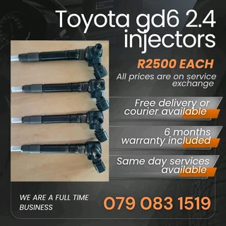 Toyota Gd6 2.4 Injectors For Sale With Warranty