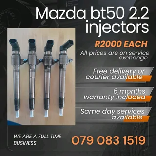 Mazda Bt50 2.2 Injectors For Sale With Warranty