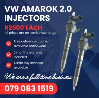 Vw Amarok 2.0 Injectors For Sale With Warranty Included