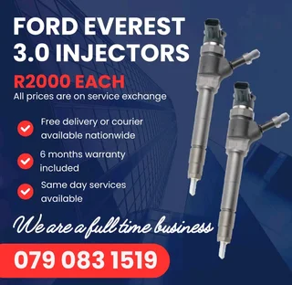 Ford Everest 3.0 Injectors For Sale With Warranty