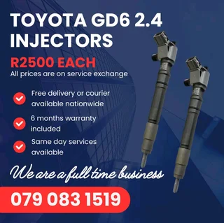 Toyota Gd6 2.4 Injectors For Sale With Warranty Included