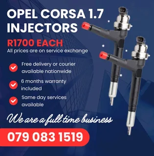 Opel Corsa 1.7 Injectors For Sale With Warranty Included