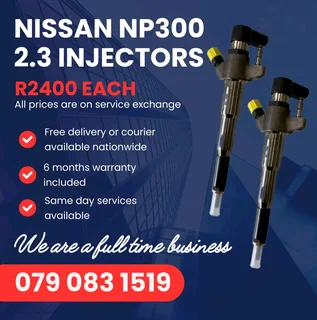 Nissan Np300 2.3 Injectors For Sale With Warranty Included