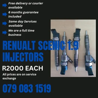 Renault Scenic 1.9 Injectors For Sale With Warranty Included