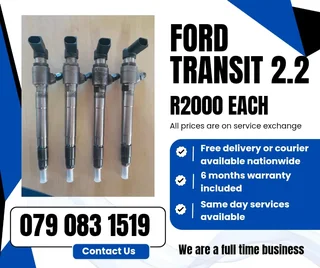 Ford Transit 2.2 Injectors For Sale With Warranty Included