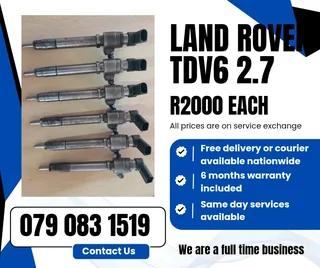 Land Rover Discovery Tdv6 Injectors For Sale With Warranty
