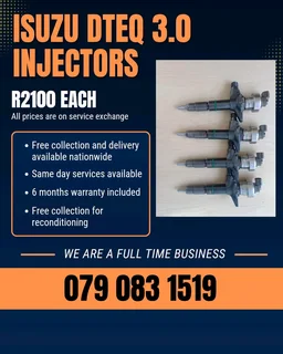 Isuzu Dteq Kb300 Injectors For Sale With Warranty Included