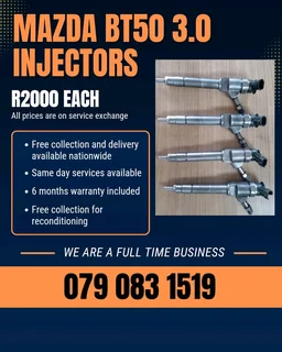 Mazda Bt50 3.0 Injectors For Sale With Warranty