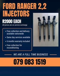Ford Ranger 2.2 Injectors For Sale With Warranty