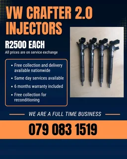 Vw Crafter 2.0 Injectors For Sale With Warranty Included