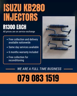 Isuzu Kb280 Injectors For Sale With Warranty Included