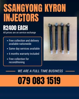 Ssangyong Kyron Injectors For Sale With Warranty Included