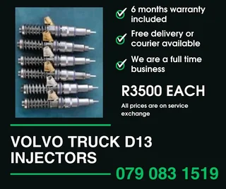 Volvo Truck D13 Injectors For Sale With Warranty Included
