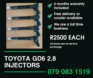 Toyota Gd6 2.8 Injectors For Sale With Warranty