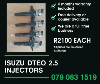 Isuzu Dteq 2.5 Injectors For Sale With Warranty