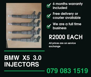 Bmw X5 3.0 Injectors For Sale With Warranty