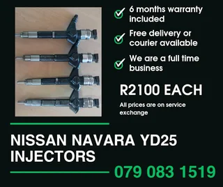 Nissan Navara Yd25 Injectors For Sale With Warranty Included
