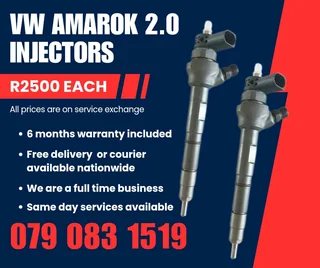 Vw Amarok 2.0 Injectors For Sale With Warranty Included