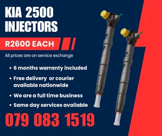 Kia 2500 Injectors For Sale With Warranty