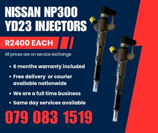 Nissan Np300 2.3 Injectors For Sale With Warranty Included