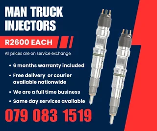 Man Truck Injectors For Sale With Warranty
