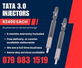 Tata 3.0 Injectors For Sale With Warranty Included