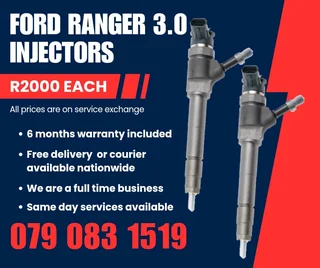 Ford Ranger 3.0 Injectors For Sale With Warranty Included