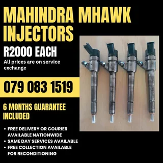 Mahindra Mhawk Injectors For Sale With Warranty Included