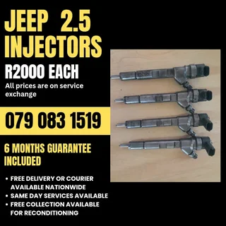 Jeep 2.5 Injectors For Sale With Warranty