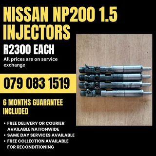 Nissan Np200 1.5 Injectors For Sale With Warranty